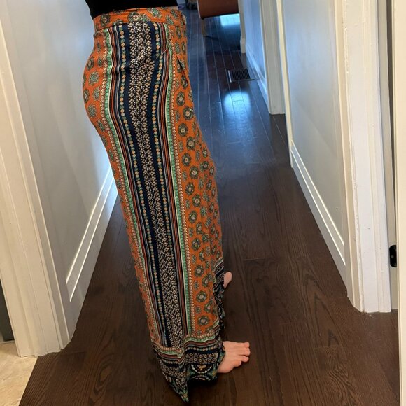 Anthropologie flowy light scarf pants - Picture 4 of 9